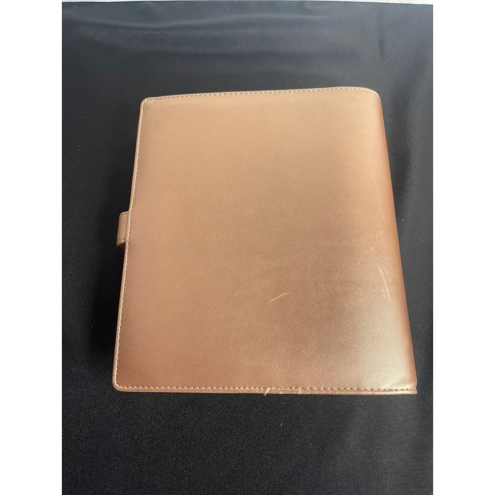 Rose‎ Gold Leather Binder Planner Daily Devotional Journal Faith Organizer